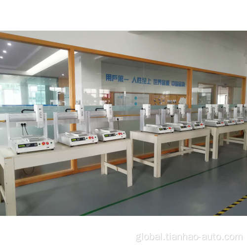 Adhesive Dispenser Robot Benchtop silicone glue dispensing robot for LED search light Manufactory